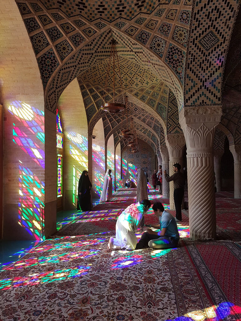pink mosque shiraz iran tips